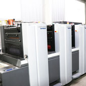 Industrial printing press